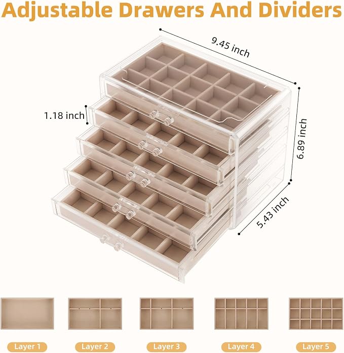 Jewelry Box Organizer，Acrylic Storage Organizer - Image 4