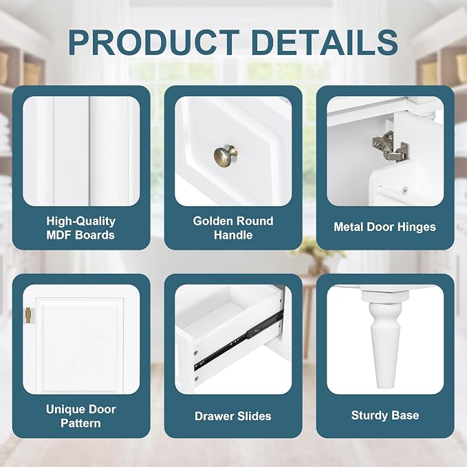 Harper & Bright Designs 30" Bathroom Vanity - Image 8