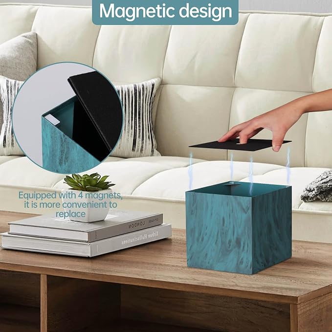 Metal Square Tissue Box lid, Modern Facial Tissue Holder - Image 8