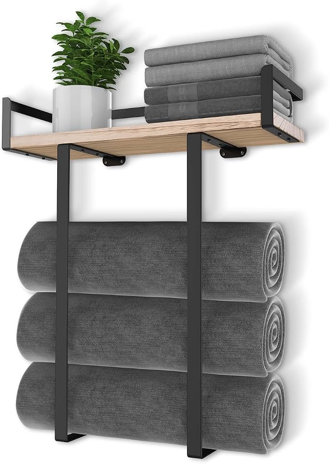 Towel Racks for Bathroom Wall Mounted, Metal Towel Holder - Image 8