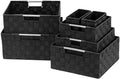 Sorbus Storage Baskets for Organizing, Mesh Hand-Woven Design, Linen Closet by Sorbus