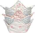 Cotton Microwavable Bowl Cozy, Microwave-Safe Hot Bowl Holders, Soup bowl Cozy by ROGITU