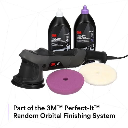 3M Perfect-It Random Orbital Coarse Wool Compounding Pad, Orbital Pads - Image 9