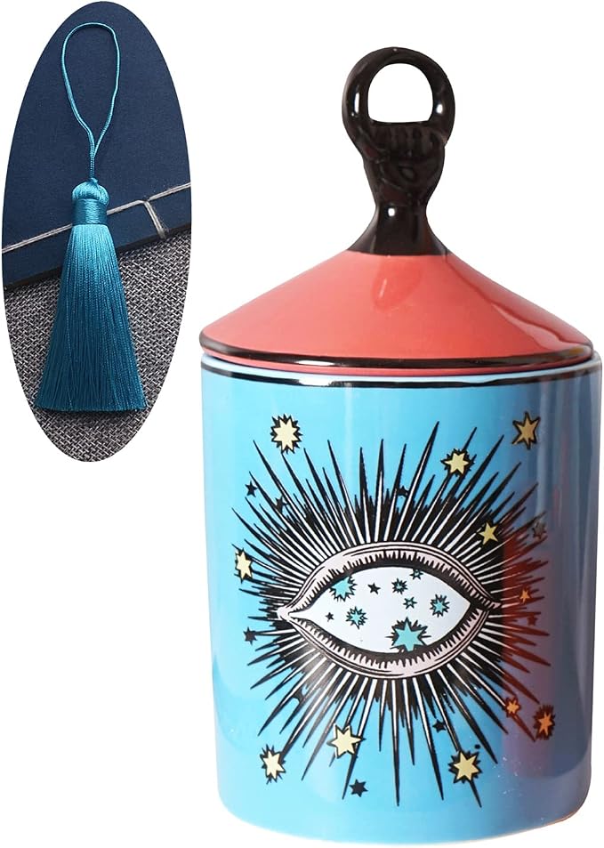 Big Eye Starry Sky Aromatherapy Candle Jar by Beccalame