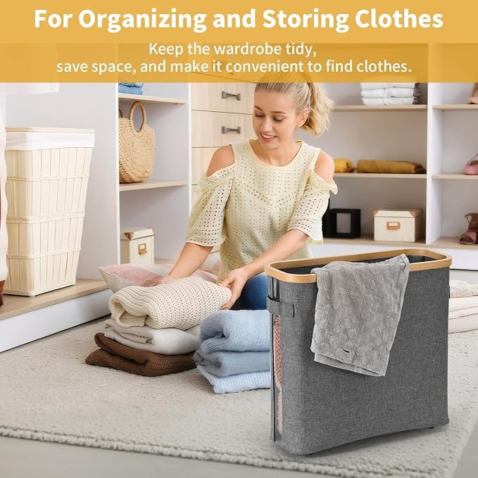 32L Bathroom Toilet Paper Storage Basket - Image 8