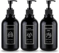 Shampoo and Conditioner Dispenser, Refillable Plastic Shampoo Pump Bottles by Unknown