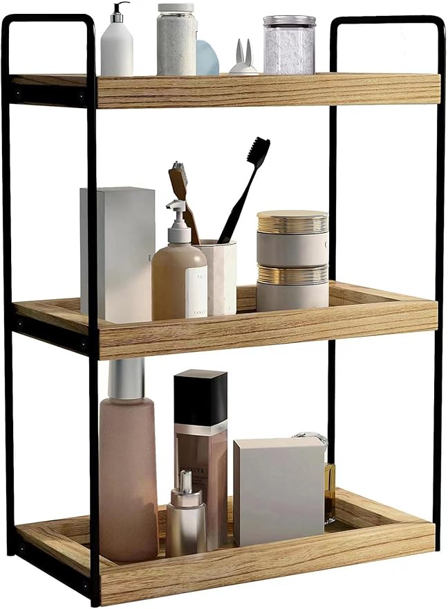 Dorhors 3 Tier Bathroom Counter Organizer, Countertop Bathroom Storage Shelf by Dorhors