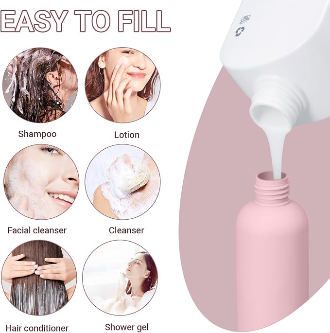 8.8oz Travel Essentials Shampoo Bottles - Image 2
