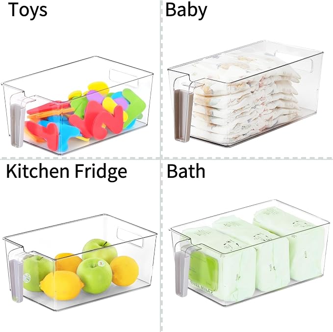 vacane 2 Pack Refrigerator Organizer Bins - Image 3