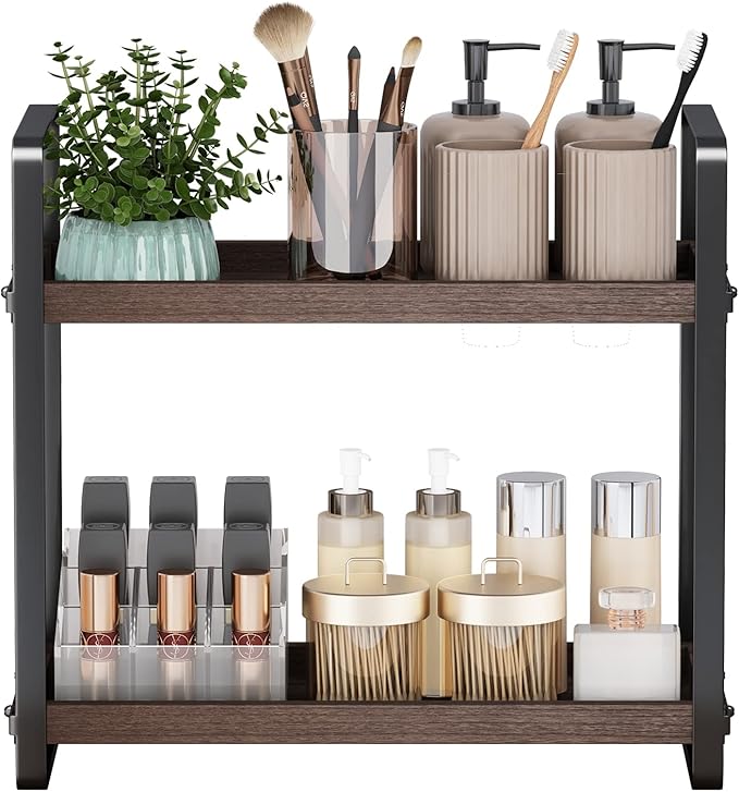 Bathroom Counter Organizer, Bathroom Countertop Organizer, Counter Shelf by HNRLOY