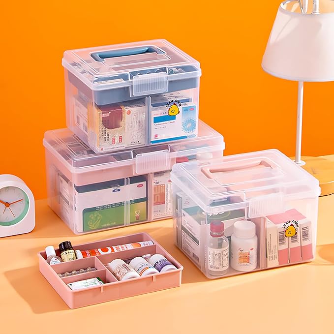 Small Portable Plastic Storage Box - Image 5