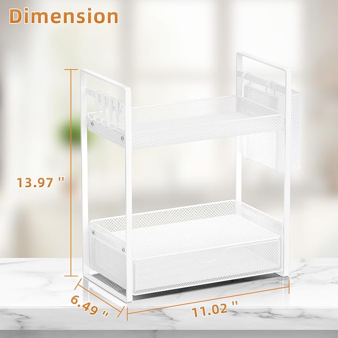 VITVITI 2 Tier Bathroom Organizer Countertop - Image 2