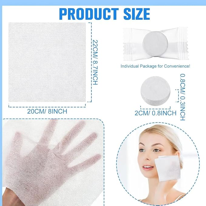 Puppyparagraph Compressed Towel Tablets, portable disposable compressed Face - Image 3