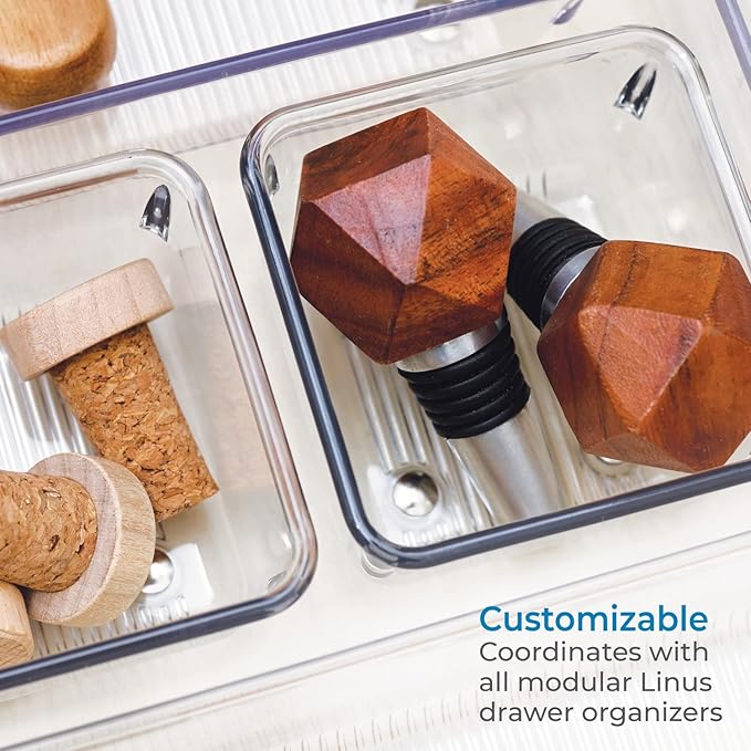 iDesign Linus Plastic Drawer Organizer, Storage Container - Image 3