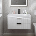 30 Inches Modern MDF Bathroom Vanity by suntage