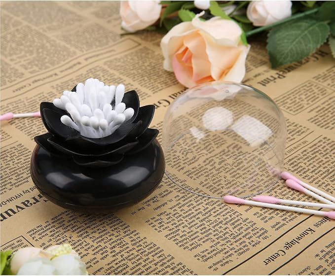 Bloss 2 Pack Louts Qtip Holder Dispener Holder Cotton Swabs Bud - Image 3