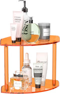 2 Tier Countertop Corner Organizer Shelf 7x7x8 Inch, Vanity Storage by Sezanrpt