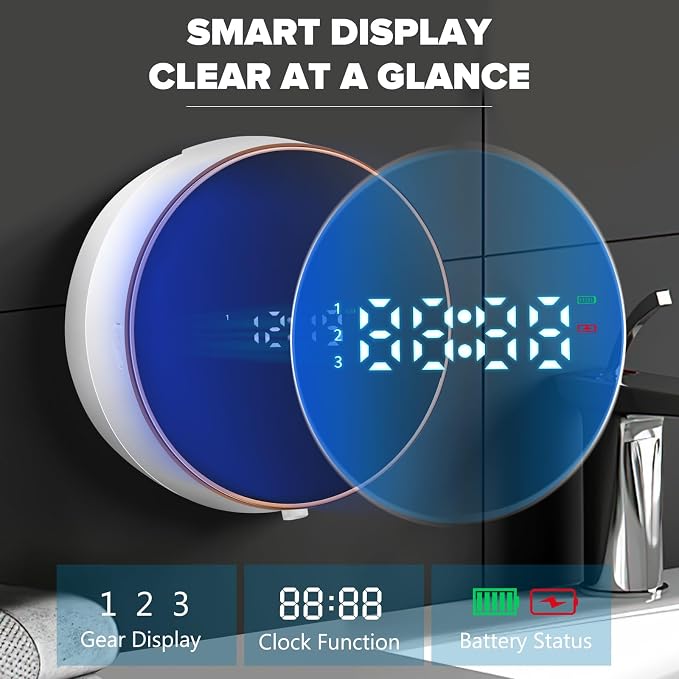 Automatic Soap Dispenser Foam Bathroom: Wall Mount Rechargeable Touchless - Image 3