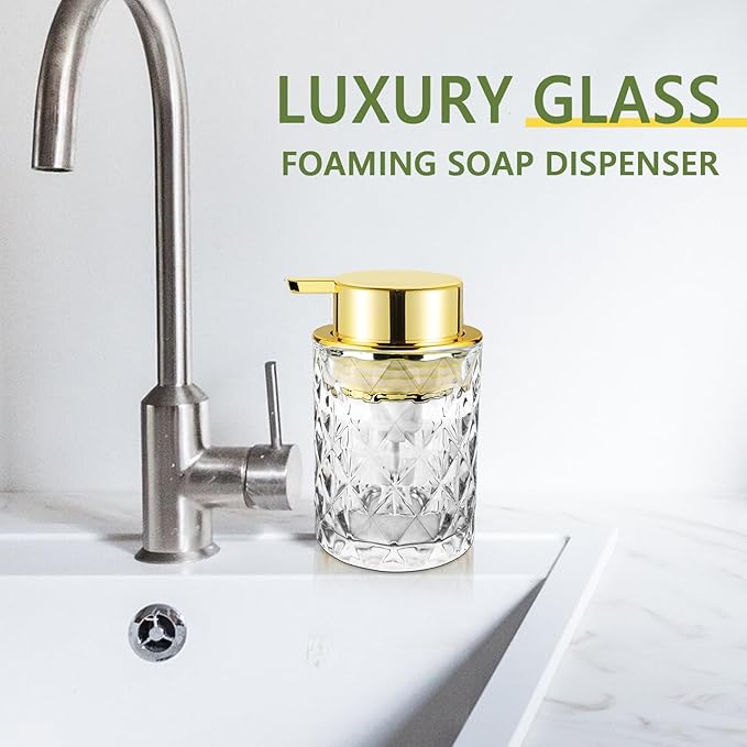 Glass Foaming Soap Dispenser Refillable Foaming Hand Soap Dispenser - Image 2