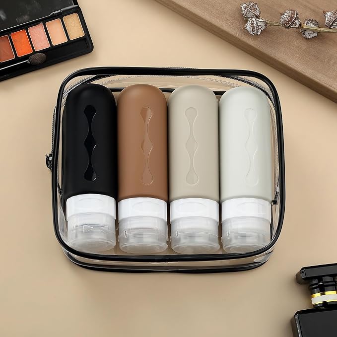 Gemice Travel Bottles for Toiletries, Tsa Approved Travel 3oz Size Containers - Image 8
