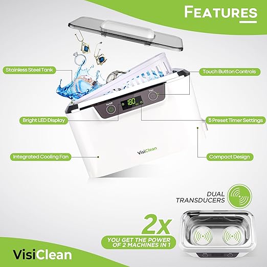 Ultrasonic Cleaner, Professional Ultrasonic Jewelry Cleaner - Image 4