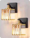 EDISHINE Wall Sconces Set of Two, Bathroom Light Fixtures by EDISHINE