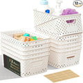 12 Pack Plastic Storage Baskets by Unknown