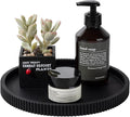 Silicone Bathroom Tray Round Kitchen Counter Organizer Decorative Vanity by Heagoale