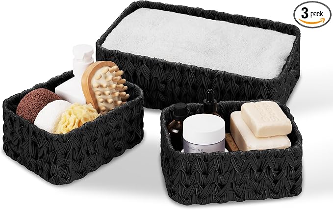 GRANNY SAYS Wicker Baskets for Organizing, Wicker Storage Basket for Shelf by GRANNYSAYS