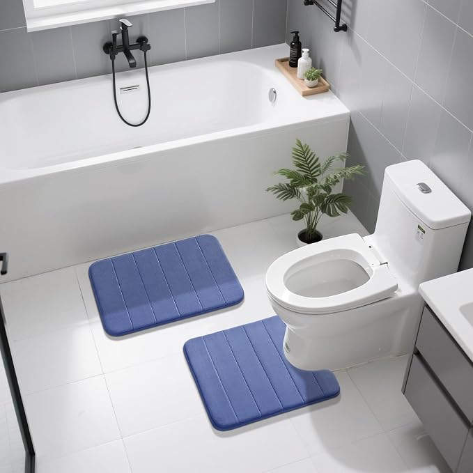 Yimobra U-Shaped Toilet Bath Mat Set 2 Piece - Image 7