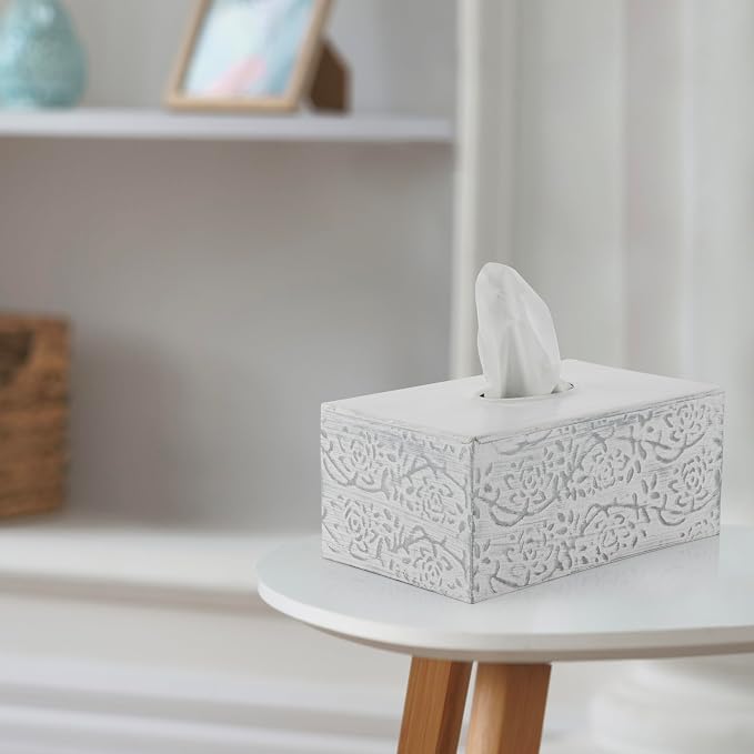 Modern Farmhouse Decorative Tissue Box Holder - Image 2