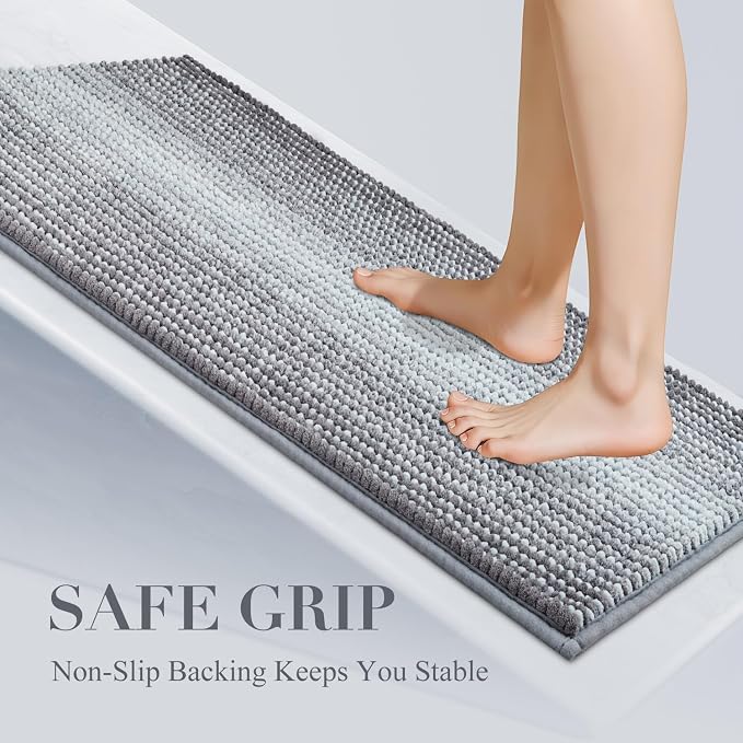 BSICPRO Bathroom Rugs, Bath Mat Non Slip 17 x 24 Inches Water Absorbent - Image 4