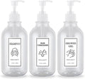 Shampoo and Conditioner Dispenser, Refillable Plastic Shampoo Pump Bottles by Unknown