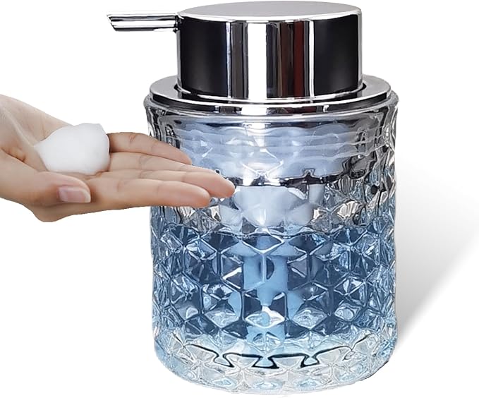Glass Hand Foaming Soap Dispensers by Cendray