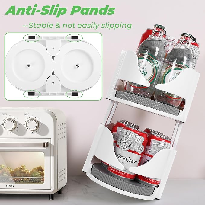 Lazy Susan for Refrigerator Turntable Organizer Combinable Lazy Susan for - Image 6