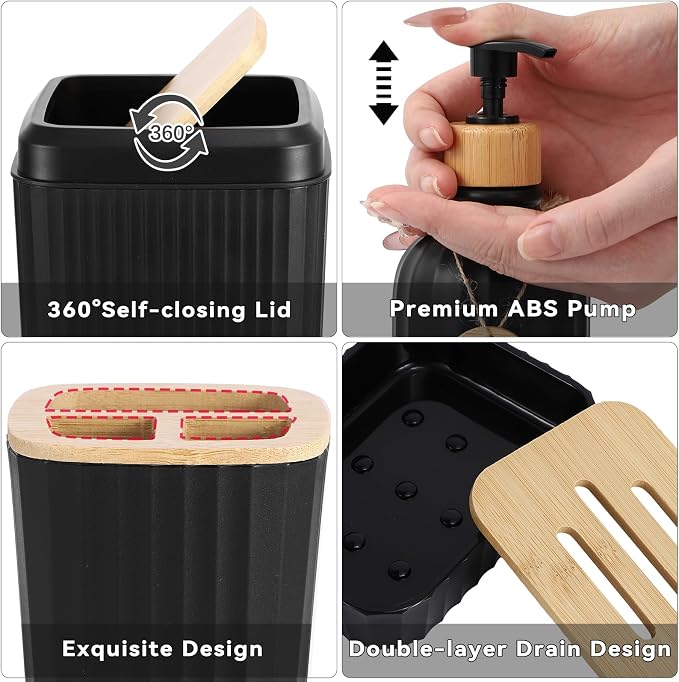34PCS Bathroom Accessories Set - Image 5
