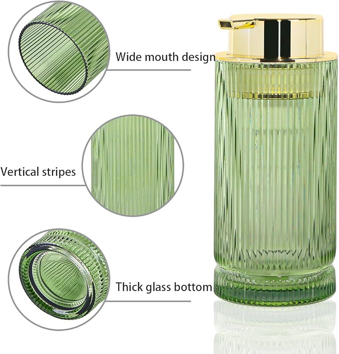 14 Oz Foaming Soap Dispenser, Refillable Foam Pump Bottle Lotion Container - Image 4