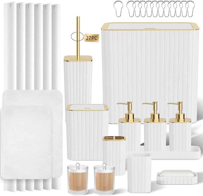 Bathroom Accessory Set by LetUsMakeHomeYourFavoriteDestination