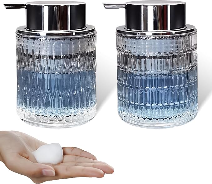 Glass Hand Foaming Soap Dispensers by Cendray