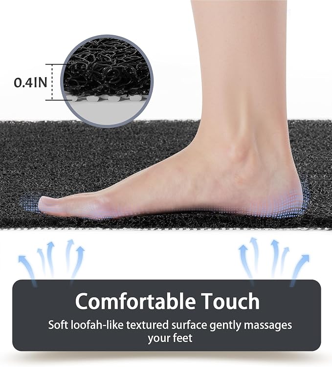 Mecko Non Slip Shower Mats, 17x30 Inch, Anti-Slip Bathtub Mats - Image 4