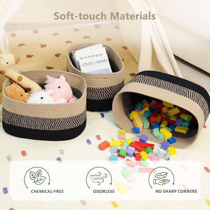 Cotton Rope Storage Basket, Woven Basket - Image 7
