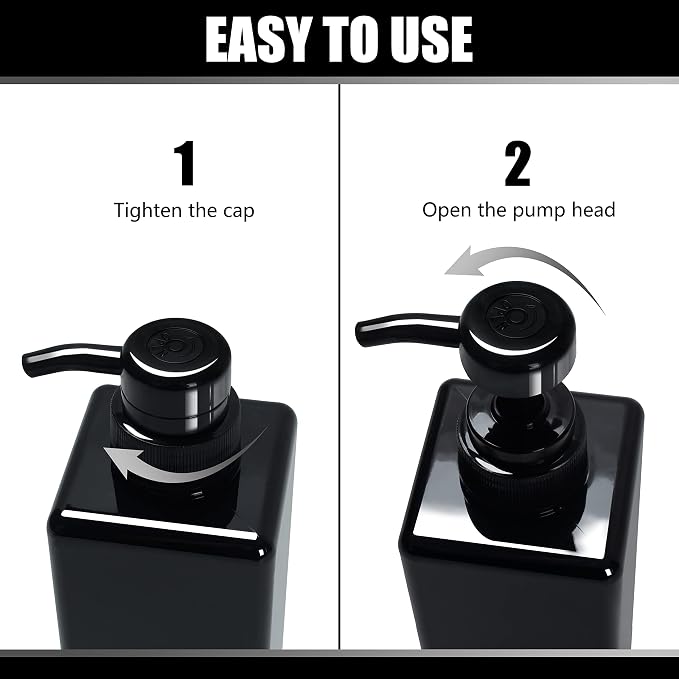 Soap Dispenser, YACEYACE 22oz Set of 3 Empty Hand Soap Dispenser - Image 5