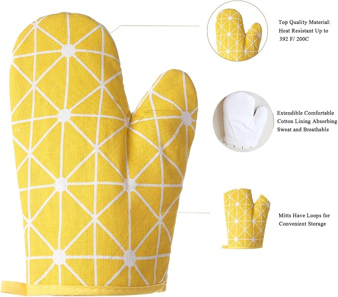Oven Mitts and Potholders BBQ Gloves-Oven Mitts and Pot Holders - Image 2