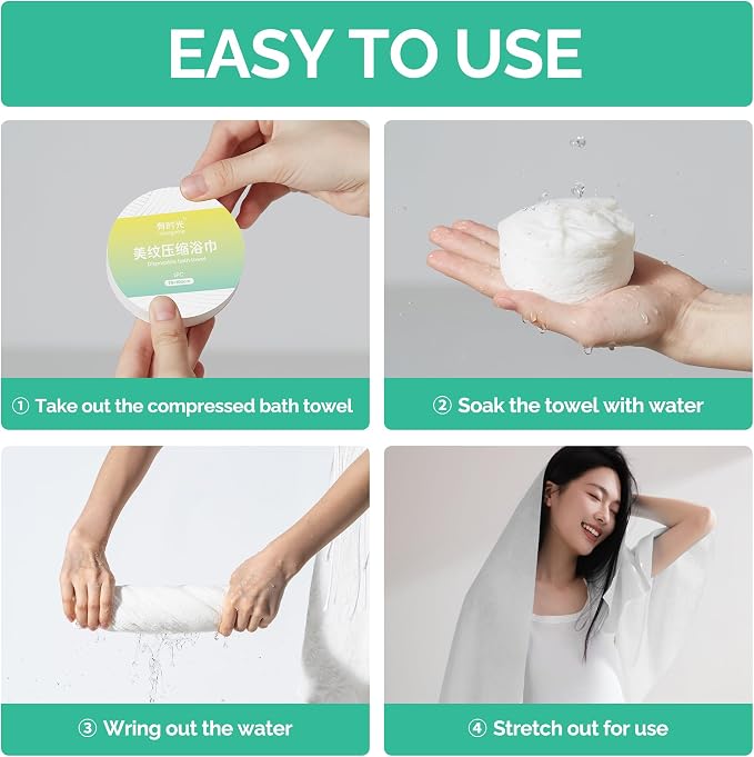 YOUNGTIME Disposable Compressed Bath Towel - Image 6