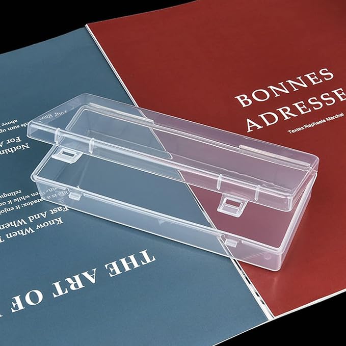 6 Pack Rectangular Clear Plastic Storage Containers Box - Image 5