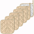 Kitchen Pot Holders Set Heat Resistant Pure Cotton Potholders Kit Trivets Large by KLNYOO
