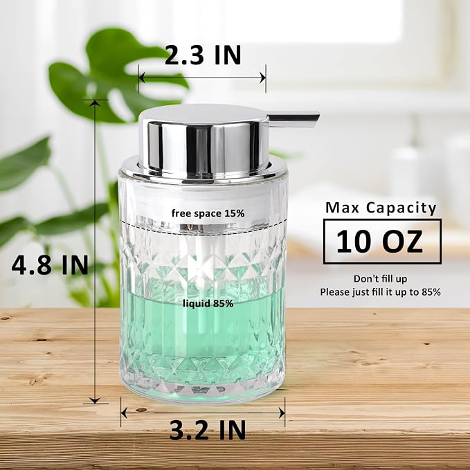 Bathroom Glass Soap Dispenser - Image 5