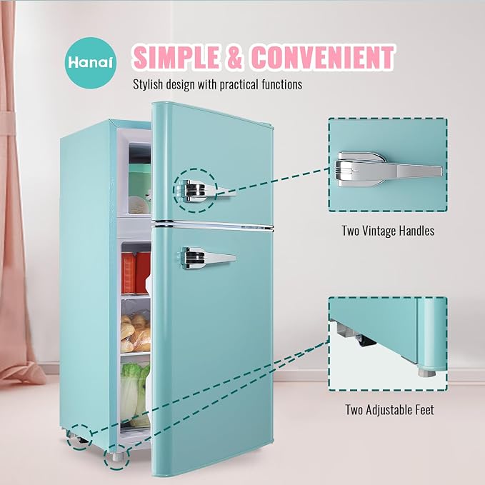 WANAI 3.5 Cu.ft Refrigerators Full-sized Fridge - Image 5