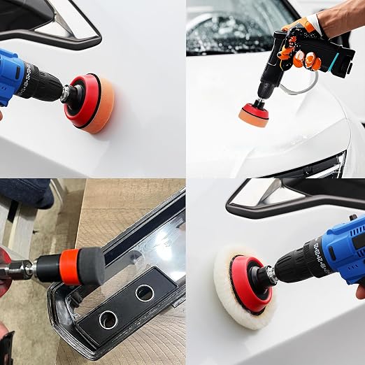 Car Foam Polishing Buffing Kit, Polishing Buffing Pads, Wool Pads, Polishing & - Image 7
