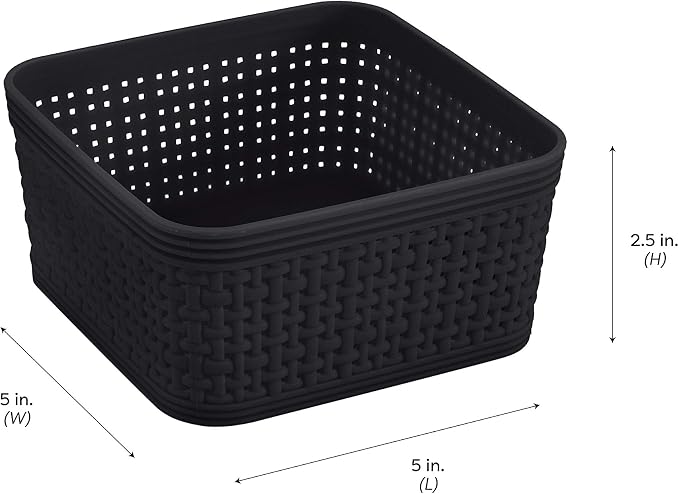 Simplify 6 Pack Organizing Set | Square Bins | Multipurpose | Office | Desk | - Image 5